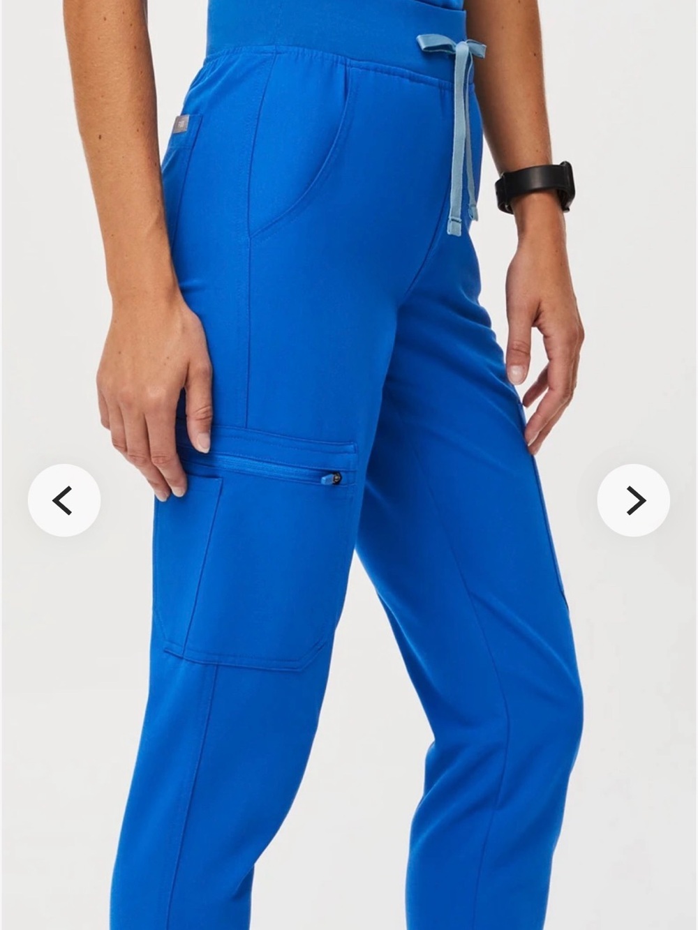 High Waisted Yola Skinny Scrub Pants M/P - Picture 3 of 6